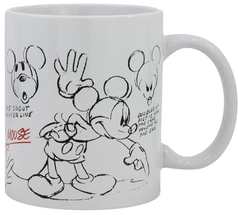 Taza de cerámica de 325 ml en caja regalo de Mickey Mouse