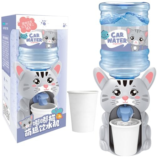 Mini dispensador de Agua para niños Lindo Animal Animal Mini dispensador de Bebidas fingir Juguetes con 2 Tazas de Fuentes de Agua Desmontables Juguetes para niños Regalos, dispensador de Agua para n