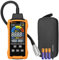Neoteck Detector de Gas Natural 0-9999PPM/0%-20% LEL Detector de Fugas de Gas con 12 Pulgadas Sonda Flexible Detector de Gas Combustible con 3 Modos Sensibles para Vivienda Caravana Estufa Gasoducto