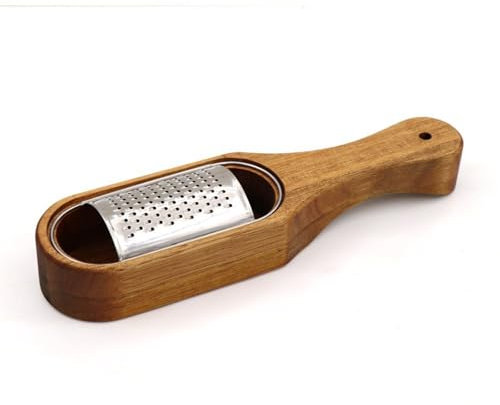 VDLLQYN, Rallador de queso Rallador de queso de acero inoxidable Trituradora de madera Rallador de queso Herramienta de cocina,Cuchillo pelador