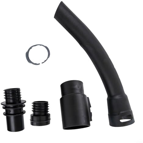 SiSinkal Staubsaugerschlauch-Anschluss-Set für Kärcher WD1, WD2, WD3, WD4, WD5, WD6 Serie, 35 mm Durchmesser, Verlängerungsgriff-Zubehör-Set