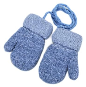 GAJUS Moufle Hiver Enfant Garçon Fille 0-3 Ans, Gants Tricotés Doux et Chauds avec Ficelle Anti-Perte, Confort Thermique pour Ski et Jeux de Neige, Idéal Cadeau Bébé