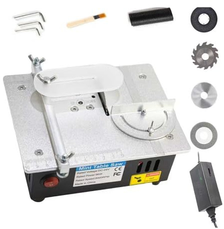 Mini Sega Da Tavolo Elettrica Di Precisione, Macchina Da Taglio Da Banco For La Lavorazione Del Legno Fatta A Mano For Hobby Fai-da-te Profondità Di Taglio Regolabile Piccola Sega