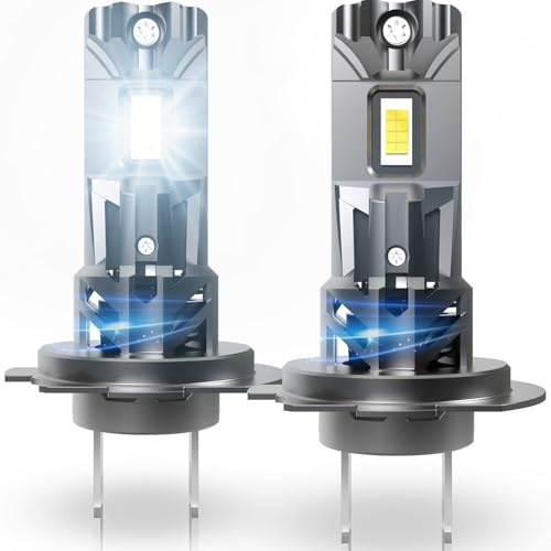 OUSHI H7 Lampe Auto 12V Extra Hell 6000K Weiß H7 Scheinwerferlampe, 2 Stück