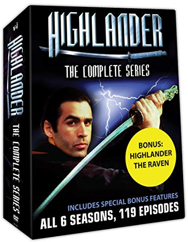 Highlander The Complete Collection 6 Seasons 119 Episodes- Plus Bonus
