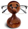 Atlantic Traders Wooden Eyeglass Holder Stand—Handmade Bird-Shaped Glasses Holder—Home Decor, Living Room Decor, Desk Decor—Desk Accessories for Office Desk, Display Stand, Sunglass Organizer