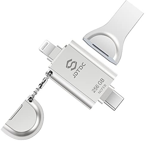 Apple MFi Certified 256GB Photo-Stick-iPhone-Flash-Drive External-Storage-For-iPhone 16/15/14/13/12 iPone-Memory-Stick USB C Thumb-Drive-for-Android Photo-Stick Backup iPhone Storage iPhone-USB-Stick