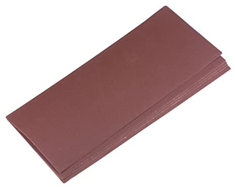 sourcing map 5 Pcs 320 Grit Sandpapers 9 x 3.7 Aluminum Oxide Sanding Sheets Hand Sander Papers for Wood Furniture Finishing