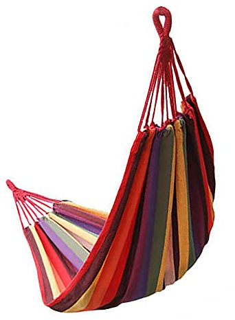 ＣＨＡＭＥＥＮ HäNgematte Outdoor Baumwolle Doppel HäNgematte Gross Outdoor HäNgematte Doppel Camping HäNgematte 250kg 180x150cm