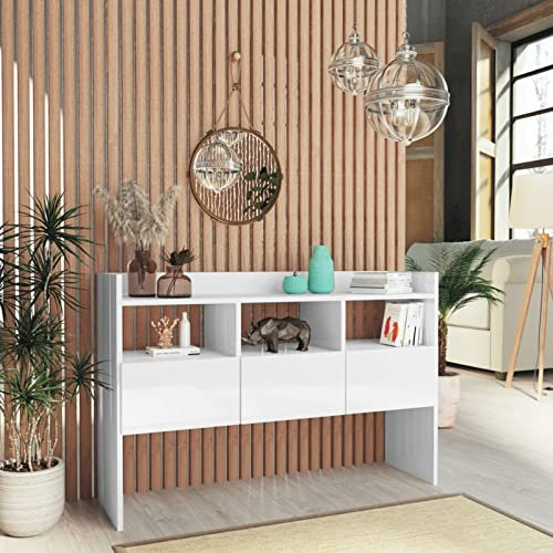 BaraSh Bücherregal Sonoma-Eiche 48x25,5x140 cm Holzwerkstoff Jugendzimmer Komplett Set Stufenregal