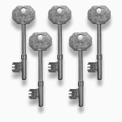 Radar Disabled Toilet Key Standard Size 5 Pack by Solid As A Lock Hardware