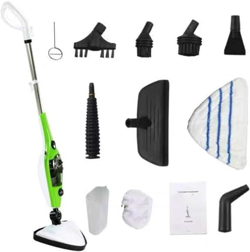 YUNYHAO 1300W Hot Steam Mop Cleaner, Electric Multi-function Mop For Floor Cleaning, All-in-one Carpet Floor Cleaning Machine With 10 Accessories, Detachable Handheld Steam Mop Cleaning Tool