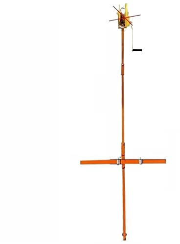 Polipasto de cabrestante portátil para instalación de aire acondicionado, cabrestante especializado para montaje y desmontaje de unidades exteriores YIJIAN (color: cabrestante de 1800 lb 20 m) (solo