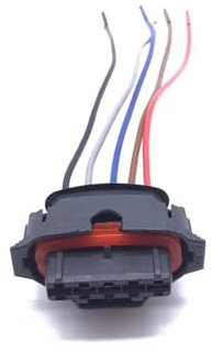 WEFOLEN Für Opel Für Vauxhall Für Astra Für Combo Für Corsa C Für Omega B Für Vectra Für Zafira A Für Astravan 1.7 2.0 DTi Luftmassenmesser MAF Luftmassenmesser(Only Connector)
