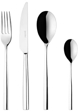 Guzzini - Lot de 24 pièces en acier inoxydable 18/10, Petra