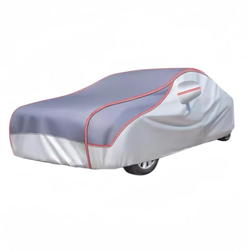 Housse complète personnalisée Voiture Tissu Oxford pour Garage/extérieur–Bâche Anti-grêle Tout Temps avec Fermeture éclair sur portière conducteur pour Chrysler Stratus Cabriolet