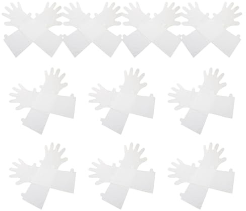 VICASKY 10paare Einweg-handmasken Feuchtigkeitshandschuhe Für Rissige Hände Touchscreen-kompatible Handschuhe Diy-handbehandlungsmasken Handabdeckungen Für Feuchtigkeitspflege