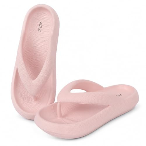 A2Z Women EVA Flip Flops Lightweight Pool Beach Summer Holiday Footwear | Non Slip Cushioned Thong Sandals Quick Dry Indoor Outdoor Comfort