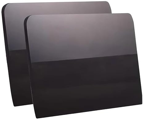 2 Stück Youzzei Rakel für Folie, 10x7cm TPU Rakel Gummirakel (Schwarz) | Soft TPU Wickelschaber Folienrakel für Folien Autozubehör Fenster Tönung Auto Werkzeug