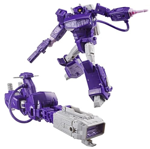 Transformers Studio Series The The Movie Shockwave Voyager Class 16.5-cm Converting Action Figure, Robot Toys for Ages 8+ | Transformers Studio Series 7 Inch Action Figure Voyager Class (2026 Wave 2) - Shockwave