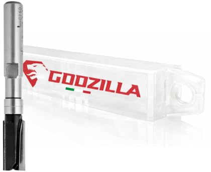 Fresa a copiare con cuscinetto per legno, diametro 8 mm, gambo 8 mm, per fresatrice verticale e rifilatore - GodzillaBits (la più scelta) LTS160M.080