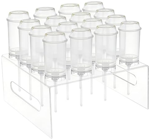 Contenedores Para Empujar Pasteles – Tubos De Postre Push Up, Juego De Contenedores Apilables, Soporte De Tapa Extraíble, Almacenamiento Portátil Para | Adecuado Para El Hogar, Comedor, Boda,