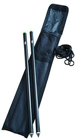 CommonBaits Indicateur Distance Bâtons Avec 12ft Laisse Sac Et Leuchtkopf