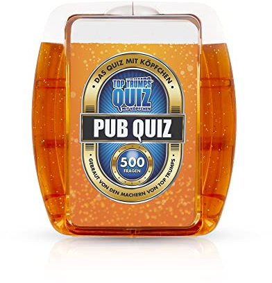 Winning Moves - TOP Trumps Quiz - Pubquiz - Kneipenquiz - Alter 14+ - Deutsch, Weiß