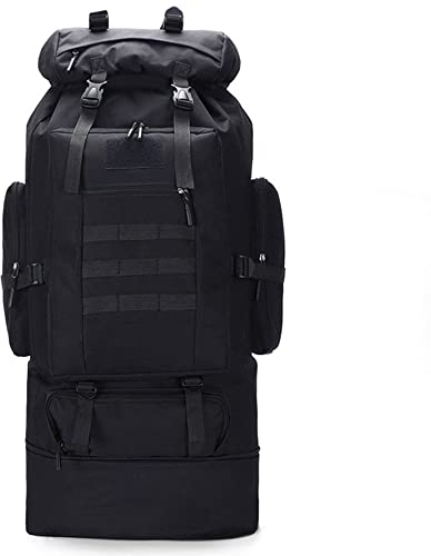 LUMoony 100L Große Kapazität Wasserdicht Reiserucksack Trekkingrucksack Wasserdicht Reiserucksack Wasserdicht Survival Rucksack Klettern Wandern Outdoor Camouflage Freizeitrucksack Herren Damen