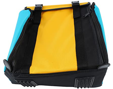 Shanrya Akkordeon-Tasche, Akkordeon-Rucksack Klein, Akkordeontasche, Verschleißfest Und Stoßfest, Gelb Und Blau, Für Anfänger