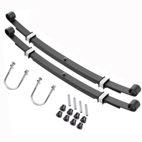 Dr.Acces Club Car Precedent Heavy Duty Deluxe Hinterblattfeder-Set, 4-Blatt-Design, ersetzt OEM 102509301 102513001