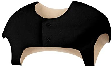 ITODA Double D'épaule pour Femmes et Hommes Support Orthèse d'Epaule en Cachemire Chauffe-épaule Protège Epaule Epais Hiver Chaud Bandage D'épaule Elastique Epaulettes Anti-froid