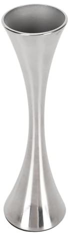 Vase aus Edelstahl, Exquisite Handwerkskunst, Einzigartiges Design, Blumenvase aus Metall Im Europäischen Stil für Wohnzimmertisch, Kleine Dekorative Vase mit Knospen