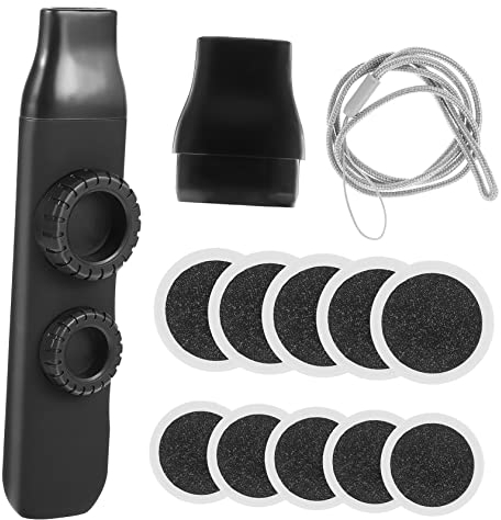 DRESSOOS Kazoo-musikinstrument Mit Zwei Löchern Tragbar Tritan-materialien Mit Austauschbarer Membran Für Erwachsene Und Einfach Zu Spielen