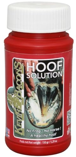 RL24 Kevin Bacon's - Öl für Hufstrahl Hoof Solution | Huffett für die Strahlpflege | Hufbalsam zum Schutz von Strahl, Sohle & vor Feuchtigkeit | Hufpflege für Pferde Aller Art | 1 x 150 g