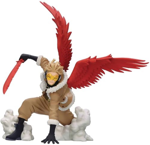Banpresto Accion Hawks II My Hero Academia, The Amazing Heroes Plus, 11 cm, BP28817P flerfärgad, samlarfigur, optimal för anime-fans