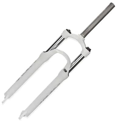 ZiYouao Forcella MTB Forcella Anteriore for Mountain Bike MTB 26/27,5/29 Pollici 100 mm Ammortizzatore ad Aria Controllo remoto delle sospensioni Parti Forcelle Rigide MTB(29 inch White)