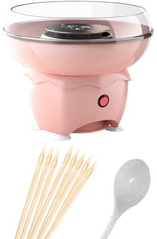 Machine à barbe papa, moteur puissant, chauffage rapide, fonctionnement silencieux, mini machine papa détachable, facile nettoyer, électrique de grande capacité pour les Rose