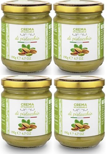 Brontedolci - Crema di Pistacchio - 40% Pistacchi - 4 x 190g