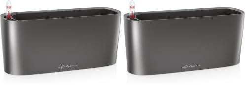 Lechuza Delta 10 anthrazit metallic 15467 (Packung mit 2)