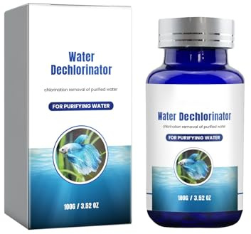 Aquarium Water Dechlorinator Tablets Fast Acting Remover For Fish Tank And Changes Marine Freshwater Aquariums Hard (Blue, One Size)