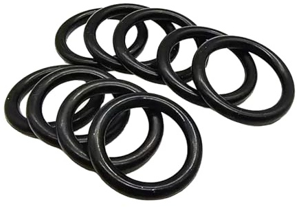 30 Stück EPDM Gummi O-Ring Dichtungen 4 mm X 28 mm, O Ringe Dichtungsscheibe Schwarz