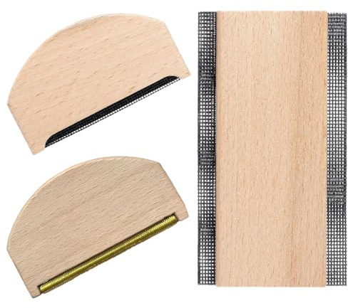 VEOIRXU 3 Pezzi Pettini in Cashmere Levapelucchi Levapelucchi Manuale Lint Remover Levapelucchi Portatile Multi-Tessuto Spazzola per Pilling Cachemire Abbigliamento Cappotto Maglione (3 Stili)