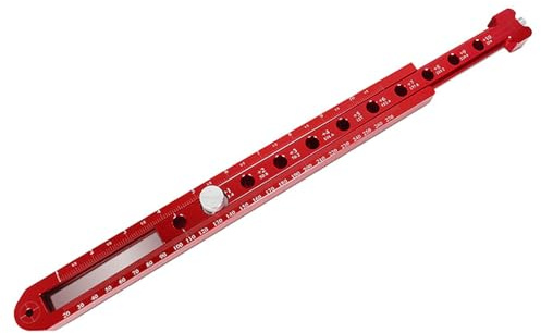 Woodworking Compass Scriber - Aluminum Alloy Gauge, Circular Drawing Tool, Precision Marking Device, Adjustable Scribing Ruler with Scale Design | Aluminum Alloy Compass Scriber for Woodworking C