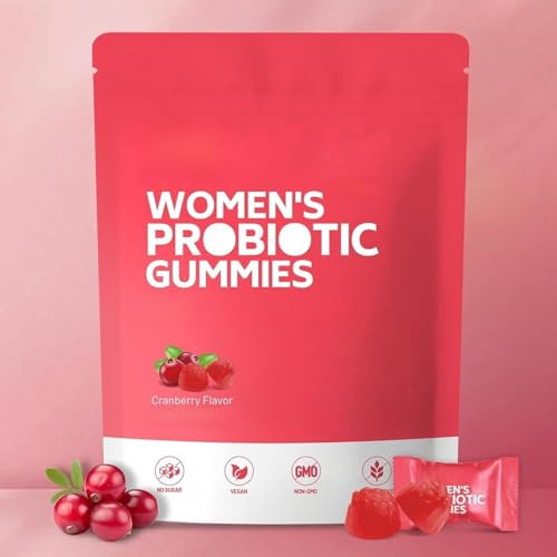 Probiótico vaginal para mujeres, Gomitas probióticas para mujeres, Gomitas de equilibrio femenino, Probióticos de arándano para la salud vaginal de la mujer
