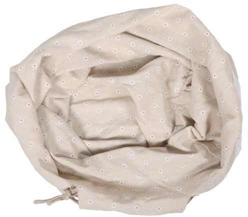 GALPADA Fodera per cesto della biancheria in tessuto beige con funzione rimovibile, ideale per cesti da lavanderia e contenitori per la casa