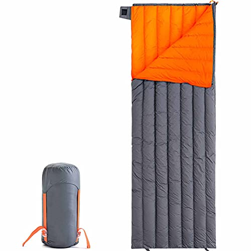 Camping Ultraleichter Schlafsack Daunen wasserdichte Tasche Tragbare Outdoor Warme Reiseschlafsäcke für Erwachsene