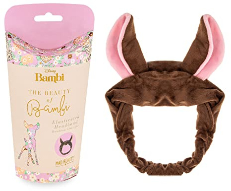 MAD BEAUTY Beauty of Bambi Make-up-Stirnband, hält das Haar ordentlich aus dem Gesicht, bequemes, weiches Kostüm-Stirnband, Verwendung beim Make-up, Auftragen von Cremes oder Gesichtsmasken