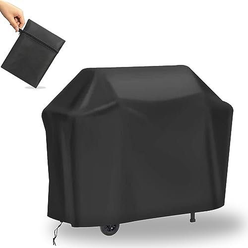 PRELGOSP Copertura Barbecue da Esterno, Telo Copri Barbecue Impermeabile 210d Oxford Copri BBQ Protezione UV per Weber, Brinkmann e la Maggior Marca del BBQ,150x100x25cm