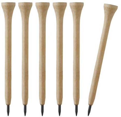 TH Golf 2-in-1 Bleistift-Golf-Tees, 8,9 cm, langlebige Bambus-Graphitspitze, 10, 20, 100 Stück (20 Stück)